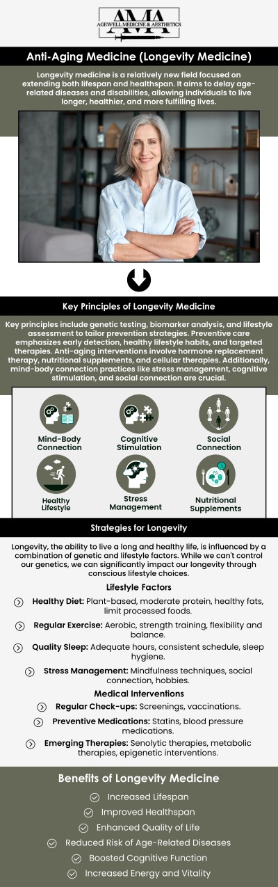 Regenerative treatments focus on stimulating the body’s natural healing abilities to repair damaged tissues and rejuvenate aging cells. These treatments help restore youthful appearance, vitality, and function. Dr. Frank Dos Santos, DO, MPH, at AgeWell Medicine & Aesthetics can personalize these treatments to address specific signs of aging, improving skin texture, reducing wrinkles, and promoting overall wellness. By working with your body’s natural regenerative processes, these treatments provide lasting results that enhance both appearance and quality of life. For more information, contact us or book an appointment online. We are conveniently located at 2436 Lamington Rd, Suite 1, Bedminster, NJ 07921.